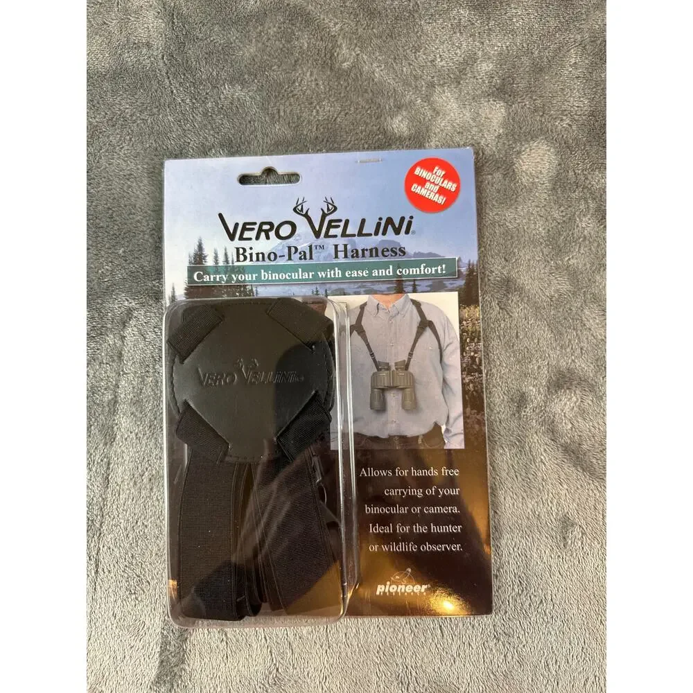 New in box Vero Vellini Bino-Pal™ Harness to carry binoculars or a camera.